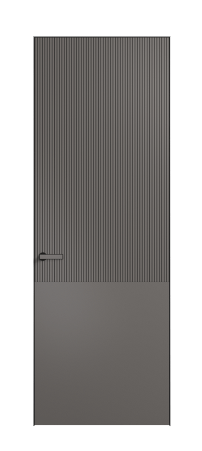 Дверь межкомнатная Velvet 8205 Матовый классический серый. Скрытый короб Черный Цена 48951 . Фабрика дверей Волховец 8 (800) 551 43 19 Межкомнатная дверь Velvet 8205 Матовый классический серый. Цена 48951 | Volhovec
