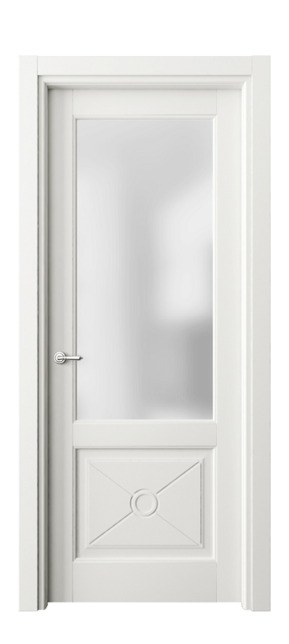 Межкомнатная дверь Тоскана Литера 6362 Матовый серый Сатинированное стекло Цена 104199 ₽ | Volhovec