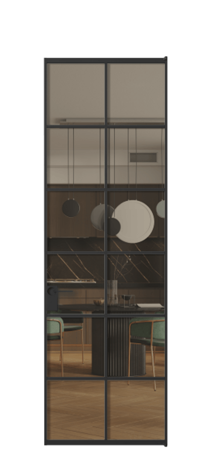 Алюминиевая дверь АЛПЛ040.05 Алюминий Черный Прозрачное бронзовое стекло, триплекс, 6 мм. Без короба чер Цена 136090 Стоимость комплекта двери включает:
1. Полотно (600/650/700/750/800/850/900/950*2000-2400 мм).
2. Короб
3. Комплект фурнитуры (2 торцевые петли и магнитный замок с ответной планкой). Фабрика дверей Волховец 8 (800) 551 43 19 Алюминиевая дверь АЛПЛ040.05 Алюминий Черный Прозрачное бронзовое стекло, триплекс, 6 мм Цена 136090 | Volhovec