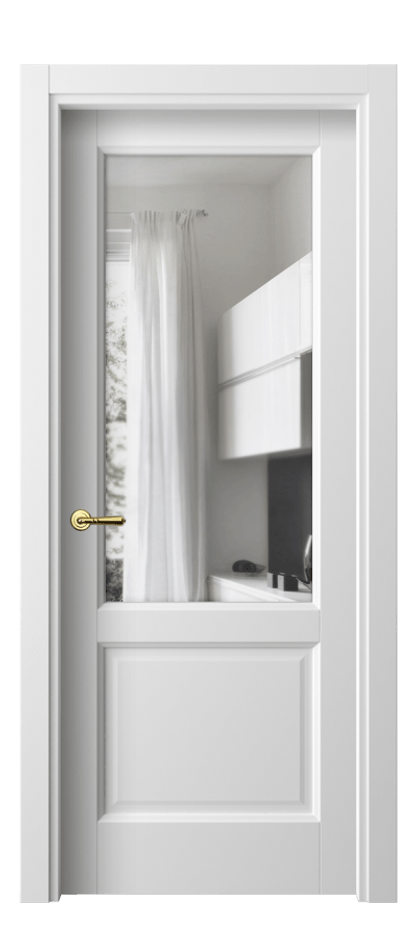 Дверь межкомнатная Galant 1422 Белый шёлк Прозрачное стекло, 4 мм Гладкий наличник БШ Цена 27359 ₽ Наличники уже входят в базовый комплект. Фабрика дверей Волховец 8 (800) 551 43 19 Межкомнатная дверь Galant 1422 Белый шёлк Прозрачное стекло, 4 мм Цена 27359 ₽ | Volhovec