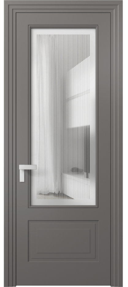 Дверь межкомнатная Rocca 8342 Матовый классический серый Сатинированное с гравировкой "Каннелюры", триплекс, 7 мм Каскадный компланарный наличник МКЛС Цена 69519 ₽ Наличники уже входят в базовый комплект. Фабрика дверей Волховец 8 (800) 551 43 19 Межкомнатная дверь Rocca 8342 Матовый классический серый Сатинированное с гравировкой "Каннелюры", триплекс, 7 мм Цена 69519 ₽ | Volhovec