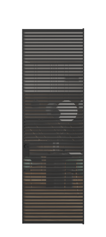 Алюминиевая дверь АЛПЛ040.07 Алюминий Черный Прозрачное серое стекло, триплекс, 6 мм. Без короба чер Цена 208990 Стоимость комплекта двери включает:
1. Полотно (600/650/700/750/800/850/900/950*2000-2400 мм).
2. Короб
3. Комплект фурнитуры (2 торцевые петли и магнитный замок с ответной планкой). Фабрика дверей Волховец 8 (800) 551 43 19 Алюминиевая дверь АЛПЛ040.07 Алюминий Черный Прозрачное серое стекло, триплекс, 6 мм Цена 208990 | Volhovec