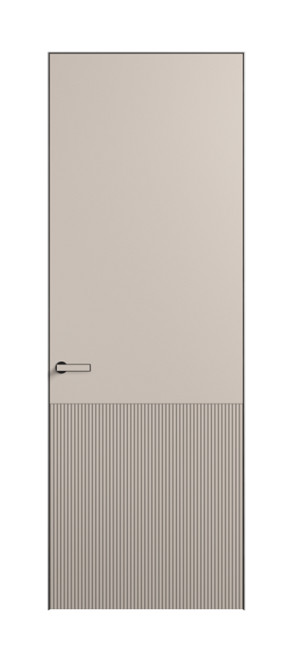 Дверь межкомнатная Velvet АКП 8204 Матовый светло-бежевый. Скрытый короб Черный Цена 53351 . Фабрика дверей Волховец 8 (800) 551 43 19 Межкомнатная дверь Velvet АКП 8204 Матовый светло-бежевый. Цена 53351 | Volhovec