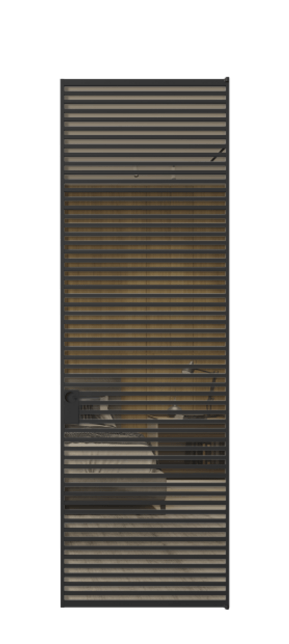 Алюминиевая дверь АЛПЛ040.07 Алюминий Черный Рефлективное бронзовое стекло "Stopsol", калёное, 6 мм. Без короба чер Цена 216990 Стоимость комплекта двери включает:
1. Полотно (600/650/700/750/800/850/900/950*2000-2400 мм).
2. Короб
3. Комплект фурнитуры (2 торцевые петли и магнитный замок с ответной планкой). Фабрика дверей Волховец 8 (800) 551 43 19 Алюминиевая дверь АЛПЛ040.07 Алюминий Черный Рефлективное бронзовое стекло "Stopsol", калёное, 6 мм Цена 216990 | Volhovec