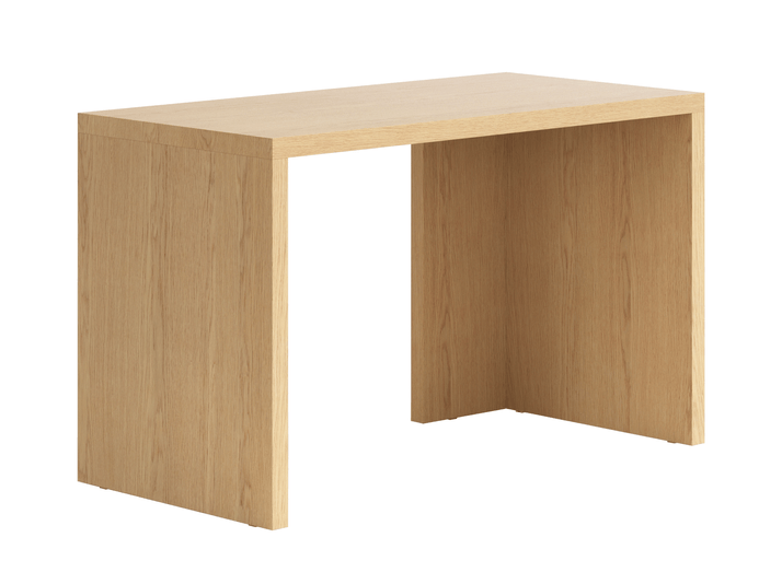 Мебель Стол Module письменный с двумя опорами. Цвет Дуб золотой матовый. Материал Шпон Naturwood. Коллекция Стол Module письменный с двумя опорами. Картинка.