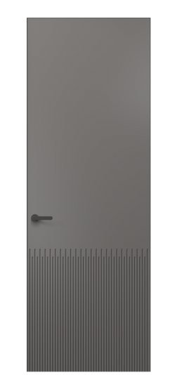 Дверь межкомнатная 8626 МКЛС . Цвет Матовый классический серый. Материал Гладкая эмаль. Коллекция Дюна. Картинка.