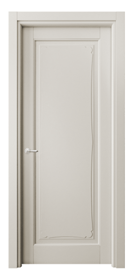 Дверь межкомнатная 6321 МОС . Цвет Матовый облачно-серый. Материал Гладкая эмаль. Коллекция Тоскана Элегантэ. Картинка.