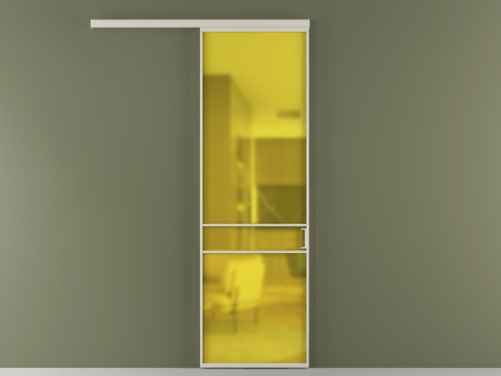 Алюминевая перегородка vd1_02_ Алюминий тёплый серый Сатинированное жёлтое стекло, триплекс, 6мм. Цвет Алюминий тёплый серый. Материал Алюминий в эмали. Коллекция Перегородка Формато вдоль стены 1 створка. Фото. Алюминевая перегородка vd1_02_ Алюминий тёплый серый Сатинированное жёлтое стекло, триплекс, 6мм. Цвет Алюминий тёплый серый. Материал Алюминий в эмали. Коллекция Перегородка Формато вдоль стены 1 створка. Картинка.