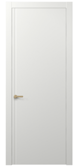 Дверь межкомнатная АКП 8644 МССР. Цвет Матовый светло-серый. Материал Гладкая эмаль. Коллекция Alba. Картинка.