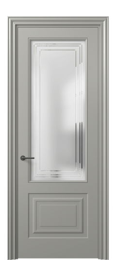 Межкомнатная дверь 8452 МНСР Сатин с гравировкой Mascot. Цвет Матовый нейтральный серый. Материал Гладкая эмаль. Коллекция Mascot. Фото. Дверь межкомнатная 8452 МНСР Сатин с гравировкой Mascot. Цвет Матовый нейтральный серый. Материал Гладкая эмаль. Коллекция Mascot. Картинка.