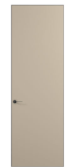 Дверь межкомнатная АКУ 0010 ПЭСК . Цвет ПЭТ серо-коричневый . Материал ПЭТ. Коллекция Planum Pro. Картинка.