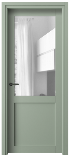Дверь межкомнатная 2122 ПЭСО ПРОЗ. Цвет ПЭТ светло-оливковый. Материал ПЭТ. Коллекция Neo. Картинка.