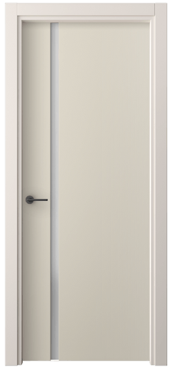 Дверь межкомнатная 4222 ПЭСБ САТ. Цвет ПЭТ светло-бежевый. Материал ПЭТ. Коллекция Freedom. Картинка.