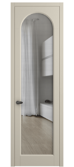 Дверь межкомнатная 6804 МБСР MS. Цвет Матовый бежево-серый. Материал Гладкая эмаль. Коллекция Palazzo. Картинка.