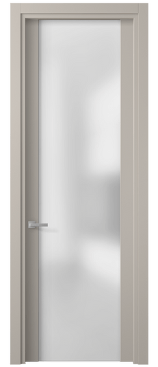 Дверь межкомнатная 4114 МСБЖ САТ. Цвет Матовый светло-бежевый. Материал Гладкая эмаль. Коллекция Планум. Картинка.