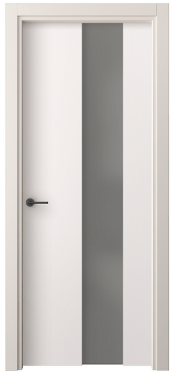 Дверь межкомнатная 4226 ПЭКС СЕР САТ. Цвет ПЭТ кремово-серый. Материал ПЭТ. Коллекция Freedom. Картинка.