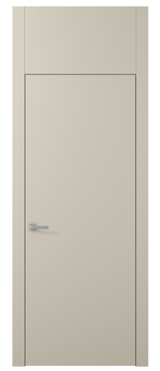 Дверь межкомнатная 0010 ПЭСБ. Цвет ПЭТ светло-бежевый. Материал ПЭТ. Коллекция Planum. Картинка.