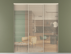 Перегородка Formato внутри проёма 3 створки